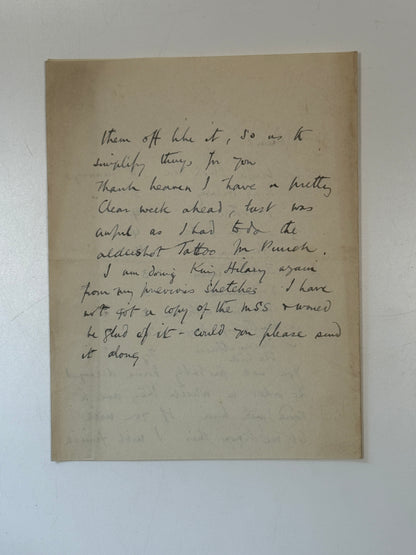 A.A. Milne Winnie the Pooh Manuscript Archive - E.H Shepard, Now We Are Six