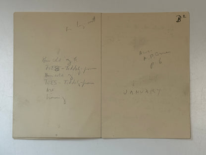 A.A. Milne Winnie the Pooh Manuscript Archive - E.H Shepard, Now We Are Six