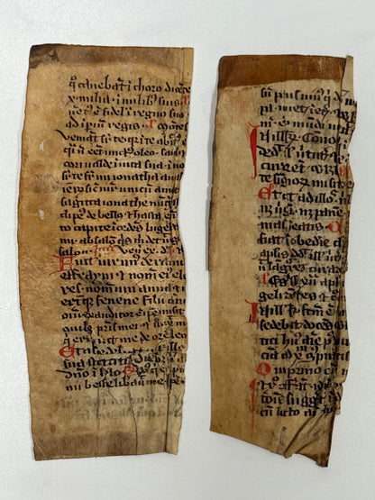 A Collection of Medieval Manuscripts, c.1200s-1400s, Finely Rubricated - 10 MSS