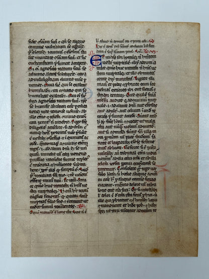 A Collection of Medieval Manuscripts, c.1200s-1400s, Finely Rubricated - 10 MSS