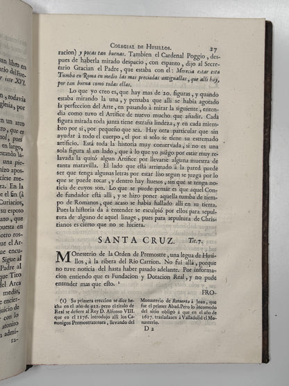 The Voyage of Ambrosio de Morales 1765; Hobson's Copy, First Edition