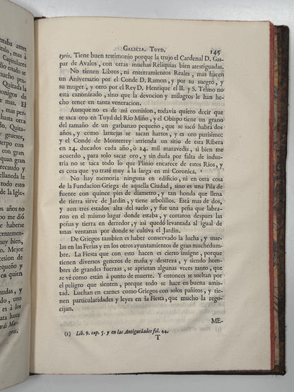 The Voyage of Ambrosio de Morales 1765; Hobson's Copy, First Edition