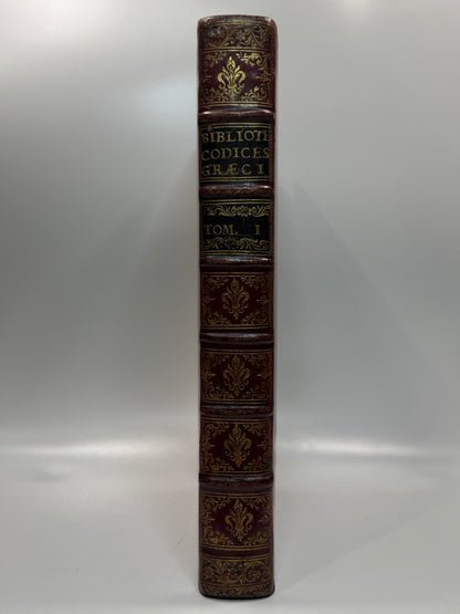 Regiae Bibliothecae Matritensis Codices 1769 Important Bibliography First Edition