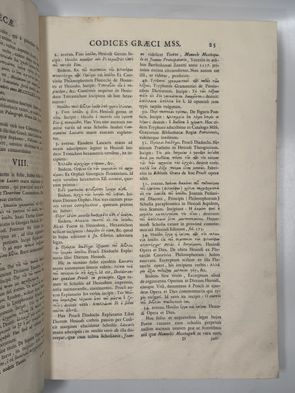 Regiae Bibliothecae Matritensis Codices 1769 Important Bibliography First Edition