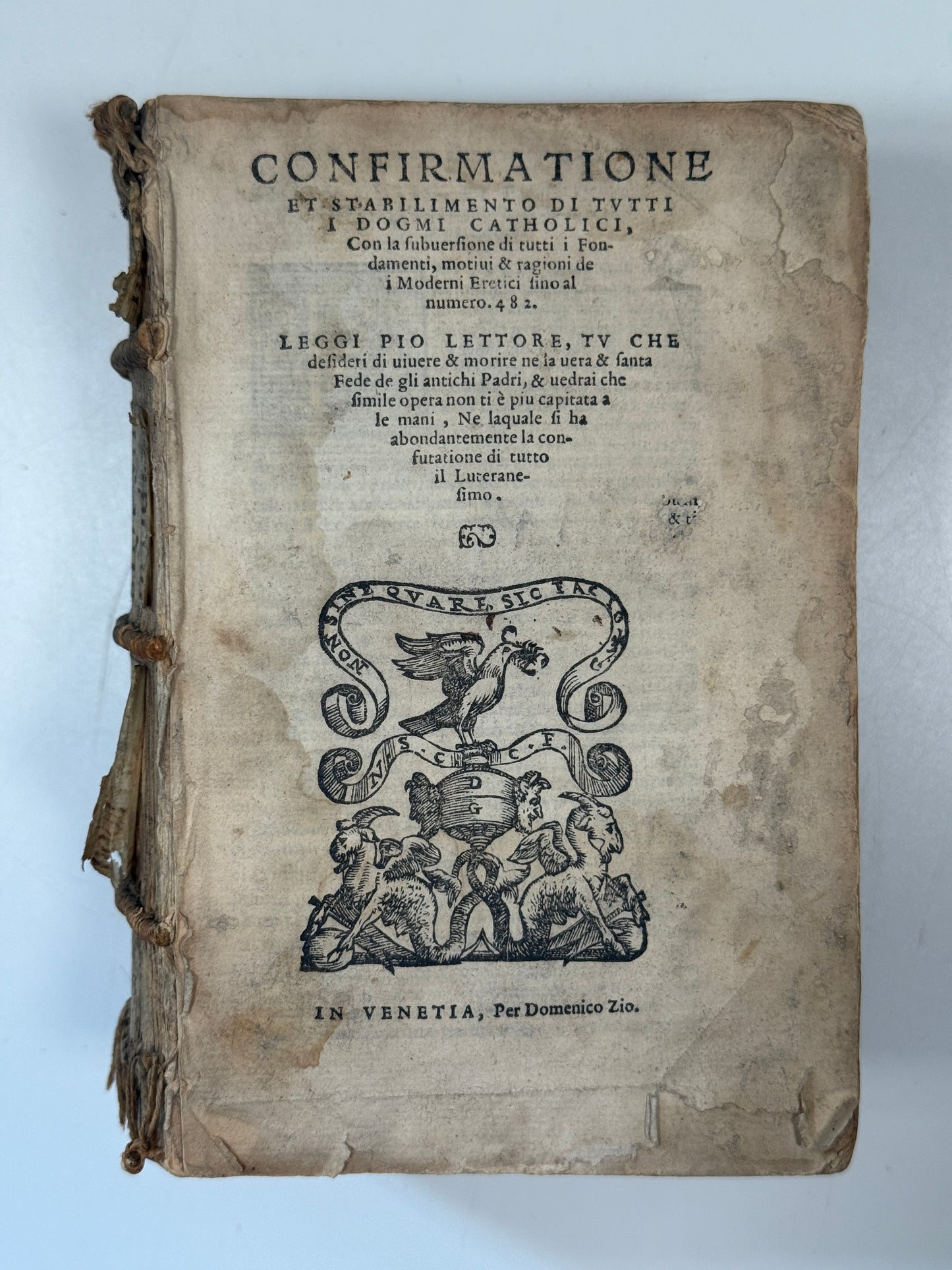 Establishment of the Catholic Dogmas 1553