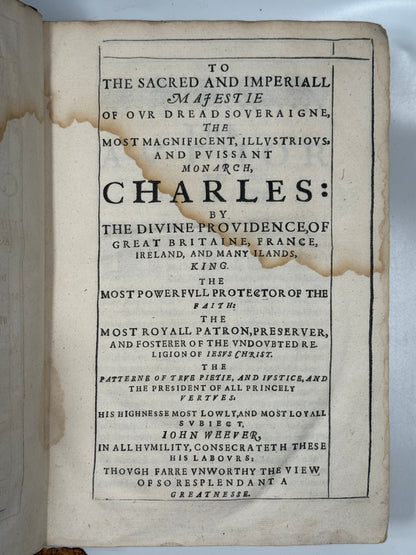 Ancient Funeral Monuments by John Weaver 1631 First Edition