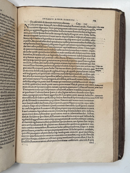 Josephus Antiquiatum Judaicarum 1540 Froben Press