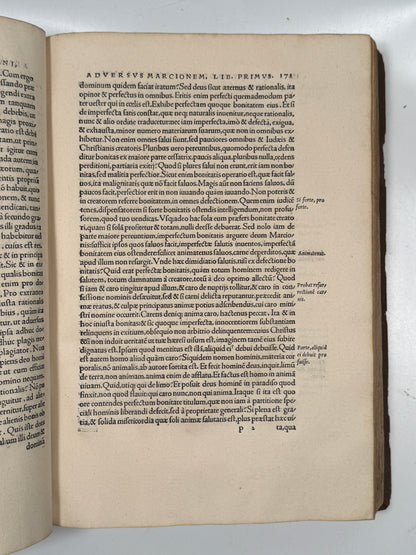 The Works of Tertullian 1528 John Calvin's Edition