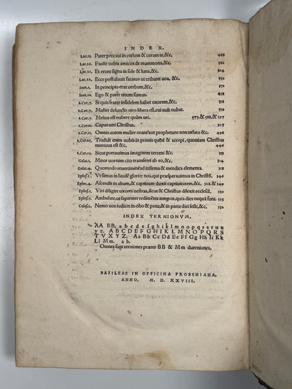 The Works of Tertullian 1528 John Calvin's Edition