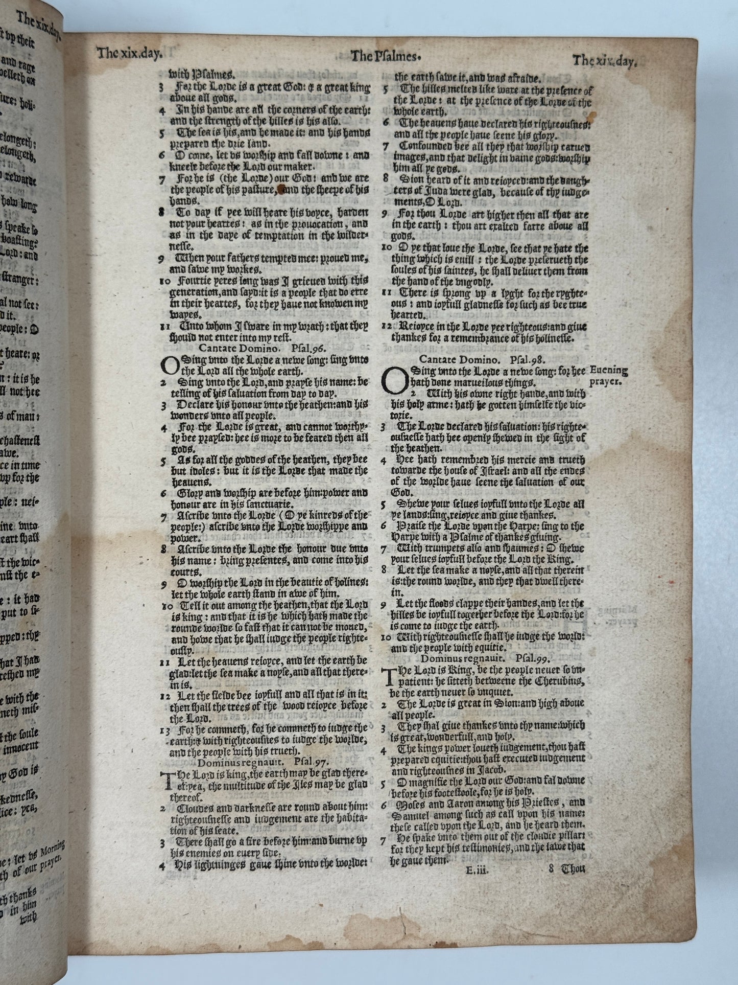 Antique Bible 1585; Geneva Bible