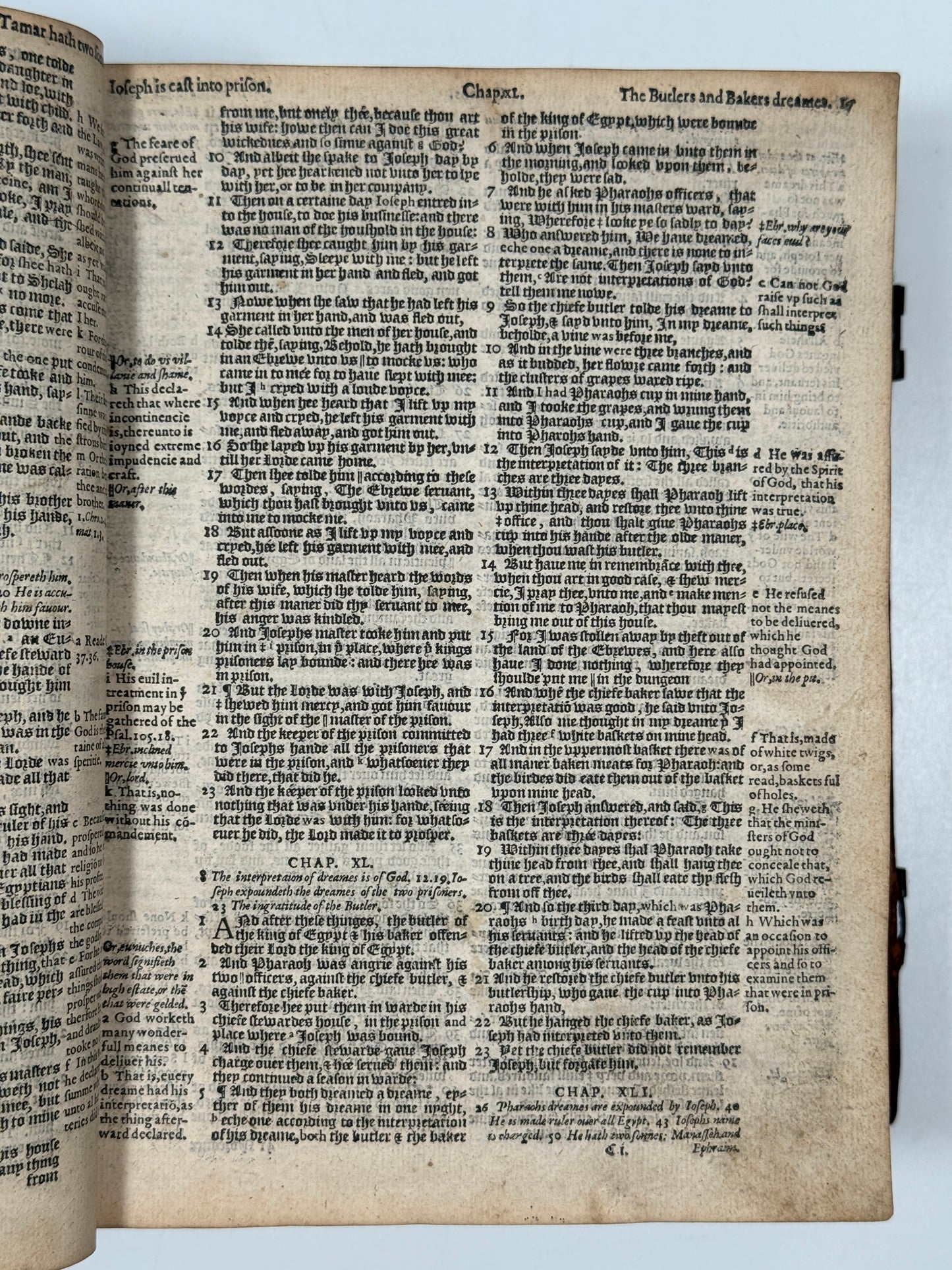 Antique Bible 1585; Geneva Bible