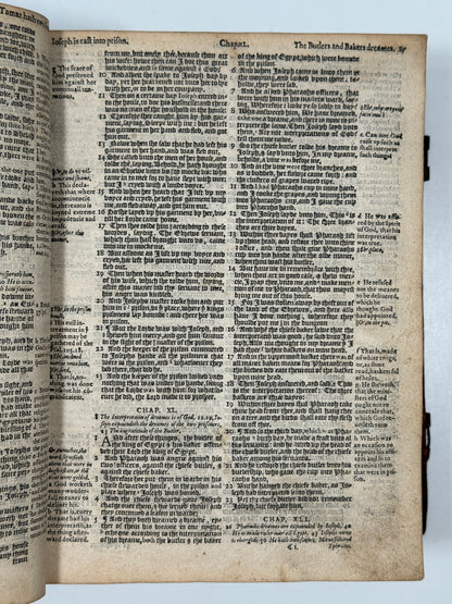 Antique Bible 1585; Geneva Bible