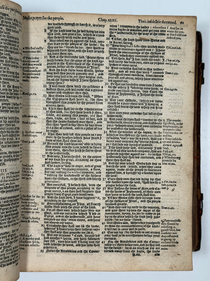 Antique Bible 1585; Geneva Bible