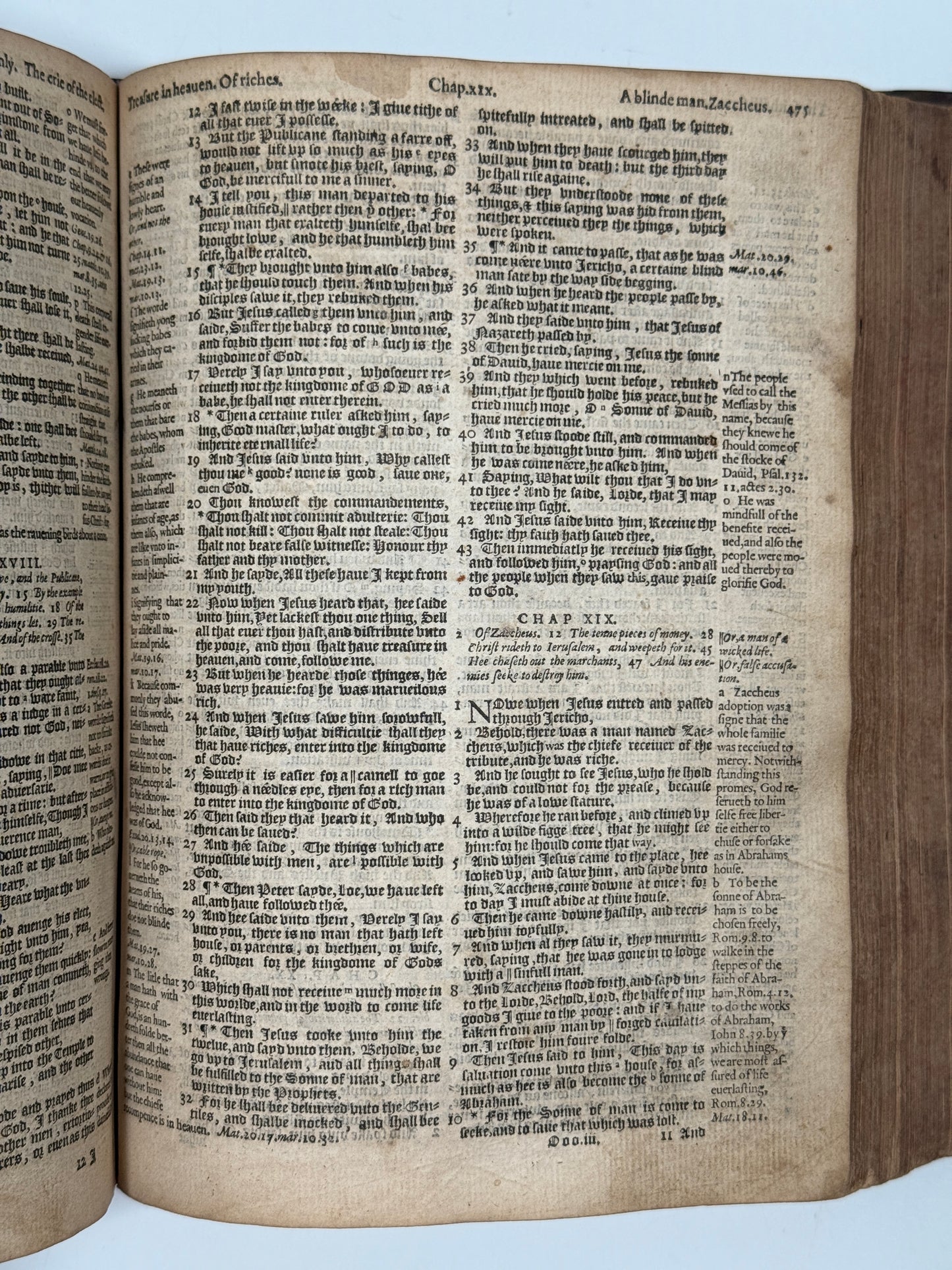Antique Bible 1585; Geneva Bible