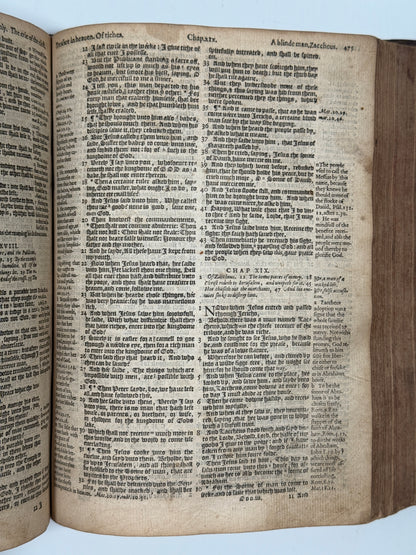 Antique Bible 1585; Geneva Bible