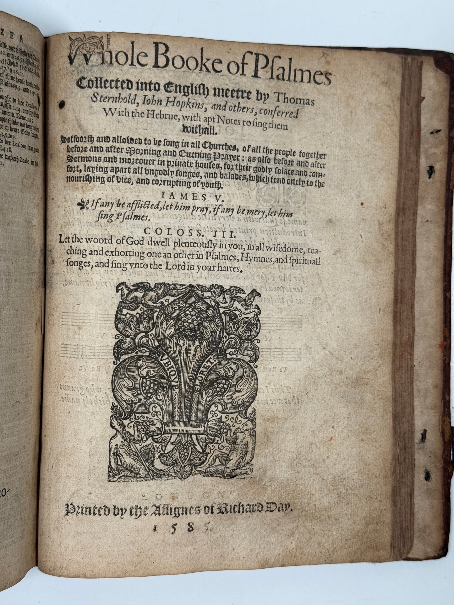 Antique Bible 1585; Geneva Bible