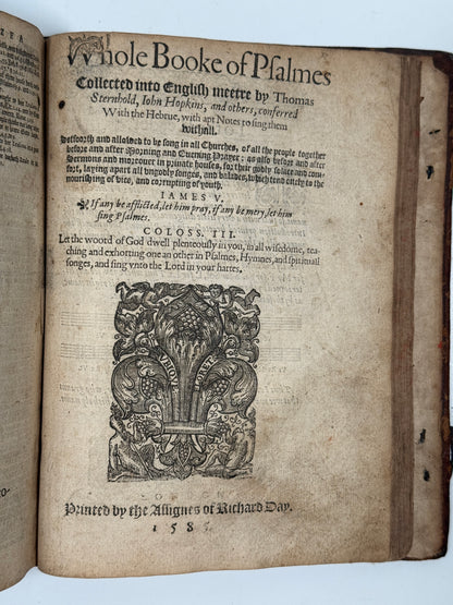 Antique Bible 1585; Geneva Bible