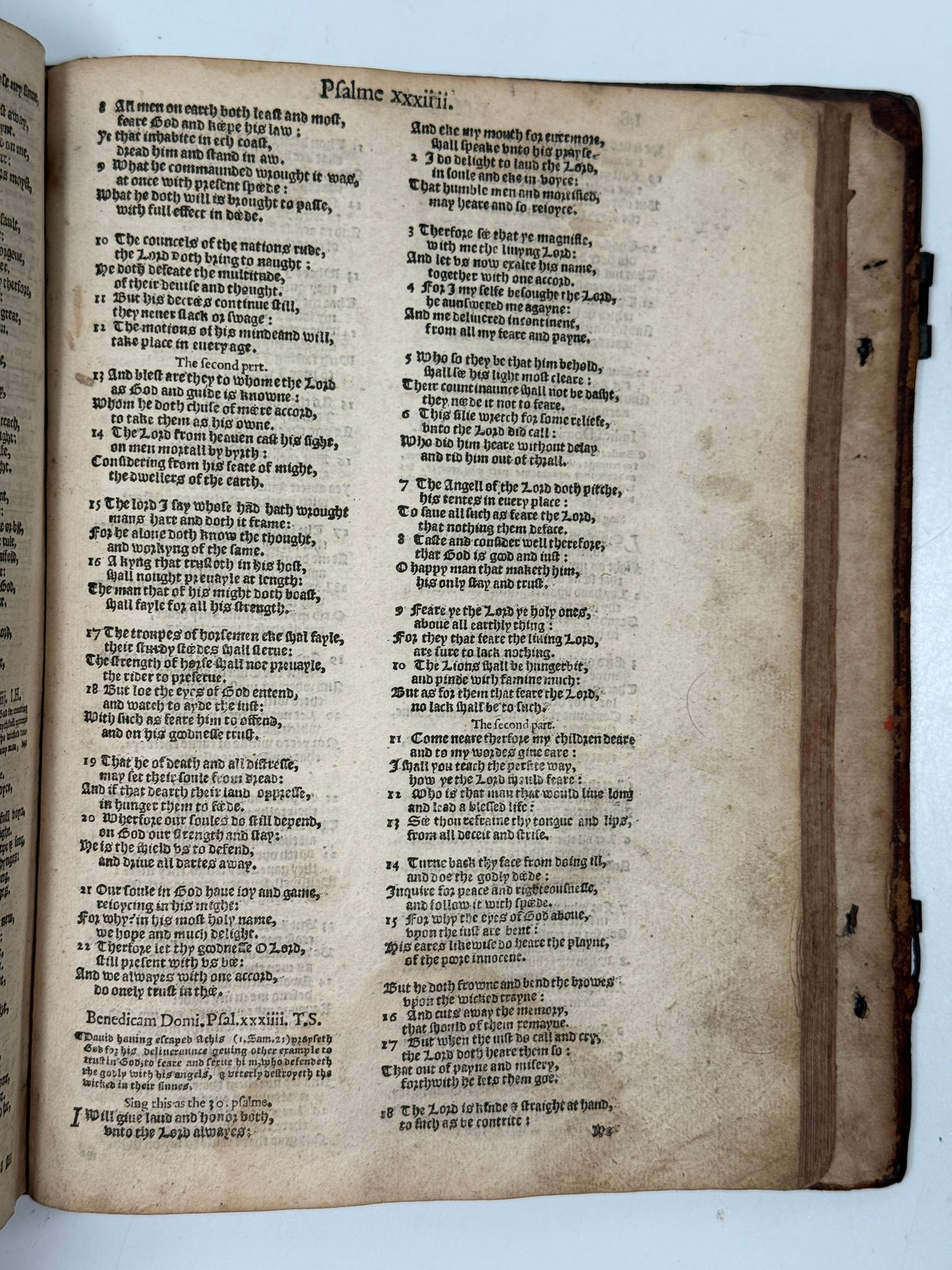 Antique Bible 1585; Geneva Bible