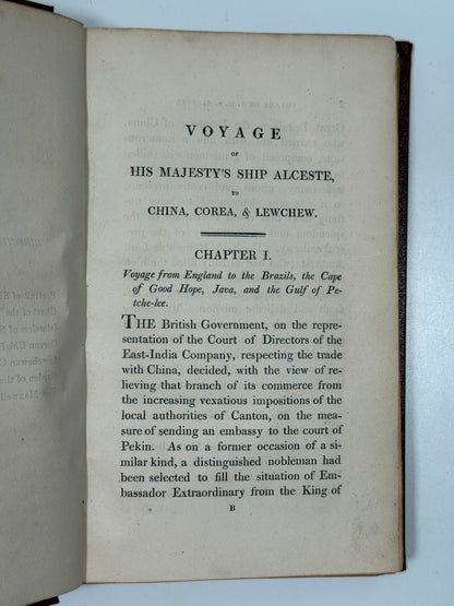 Maxwell's Voyage to China, Korea 1820 John McLeod