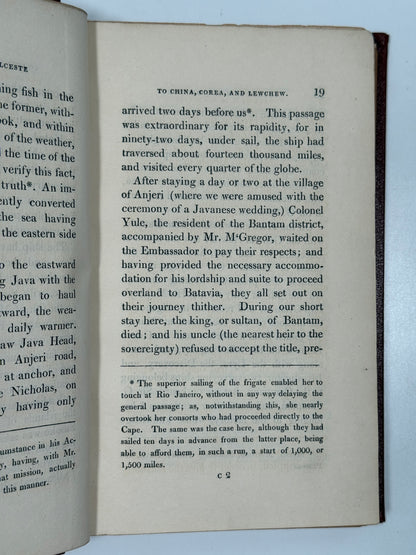 Maxwell's Voyage to China, Korea 1820 John McLeod