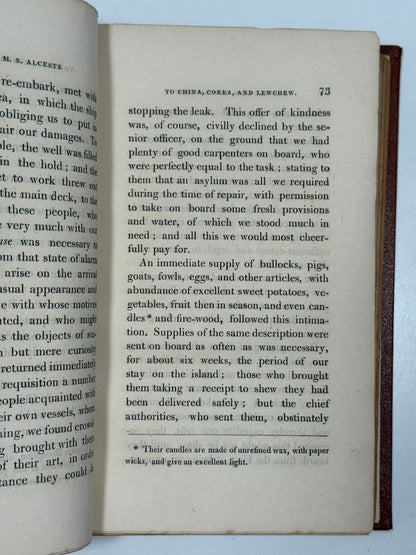 Maxwell's Voyage to China, Korea 1820 John McLeod