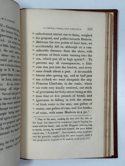 Maxwell's Voyage to China, Korea 1820 John McLeod