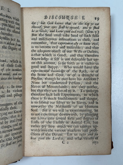 Discourses on Several Texts of Scripture by Henry More 1692 First Edition
