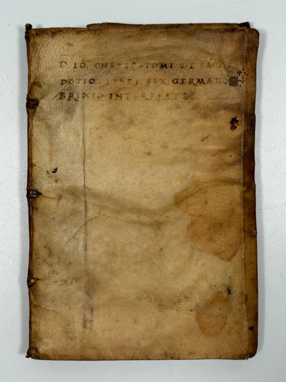 De sacerdotio by John Chrysostom 1526