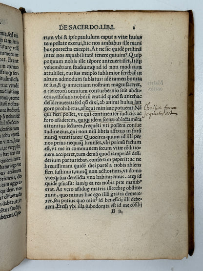De sacerdotio by John Chrysostom 1526