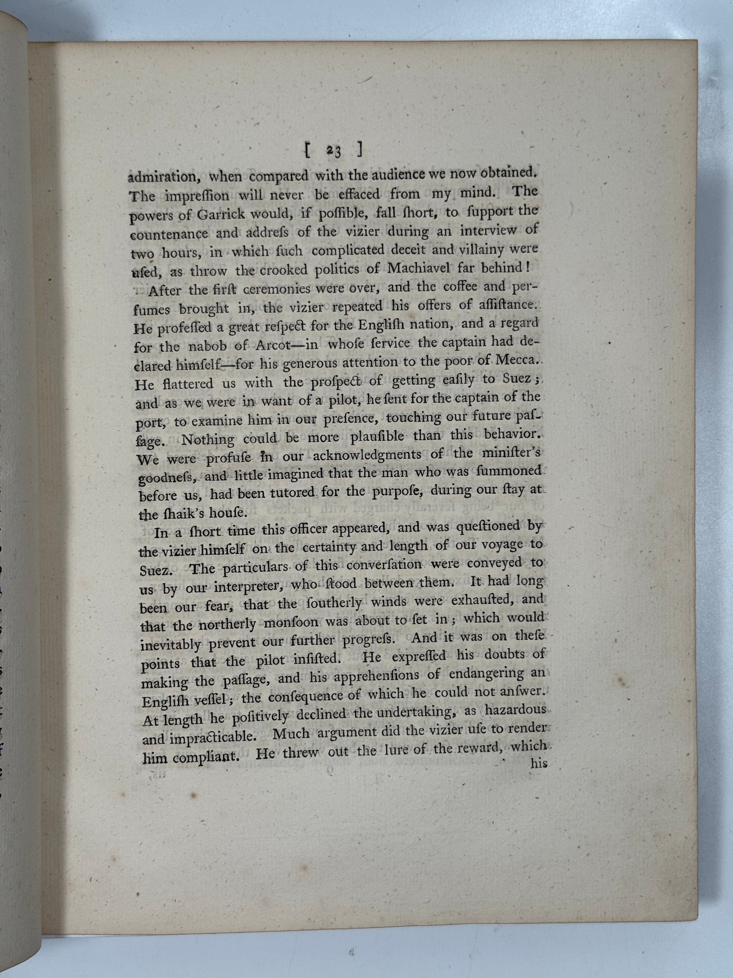Adventures in the Course of a Voyage up the Red-Sea 1780 First Edition