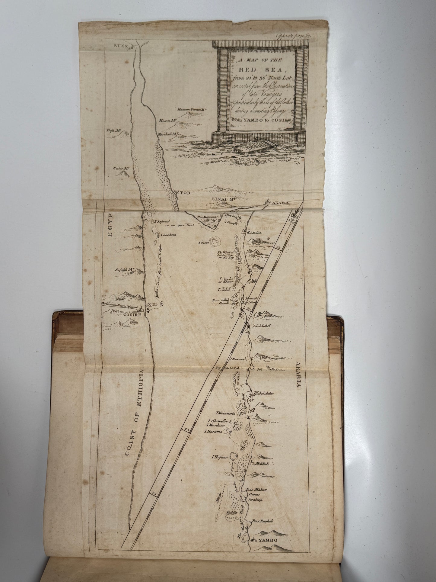 Adventures in the Course of a Voyage up the Red-Sea 1780 First Edition