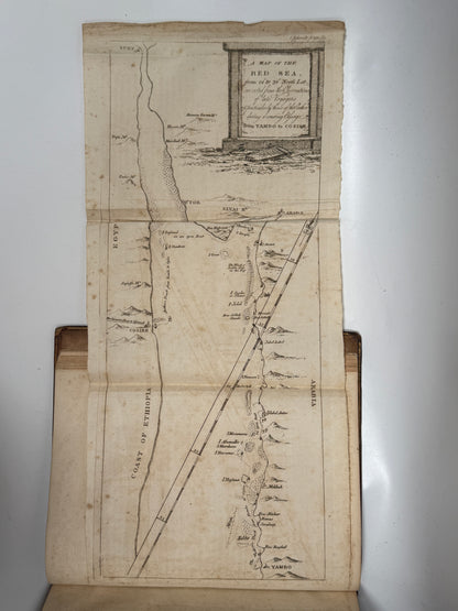 Adventures in the Course of a Voyage up the Red-Sea 1780 First Edition