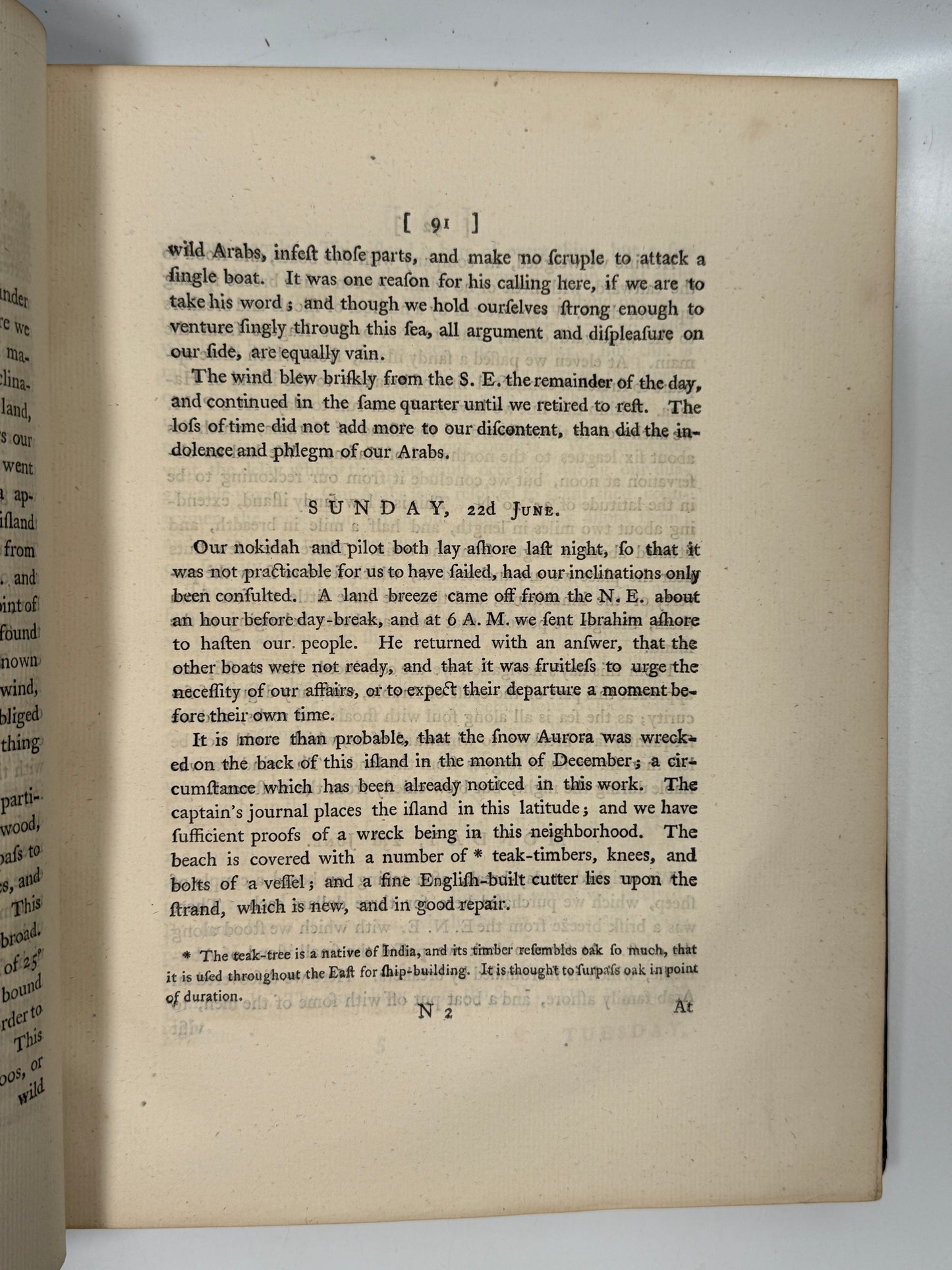 Adventures in the Course of a Voyage up the Red-Sea 1780 First Edition