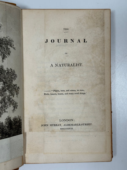 The Journal of a Naturalist by John Knapp 1829 First Edition