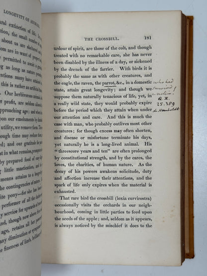 The Journal of a Naturalist by John Knapp 1829 First Edition