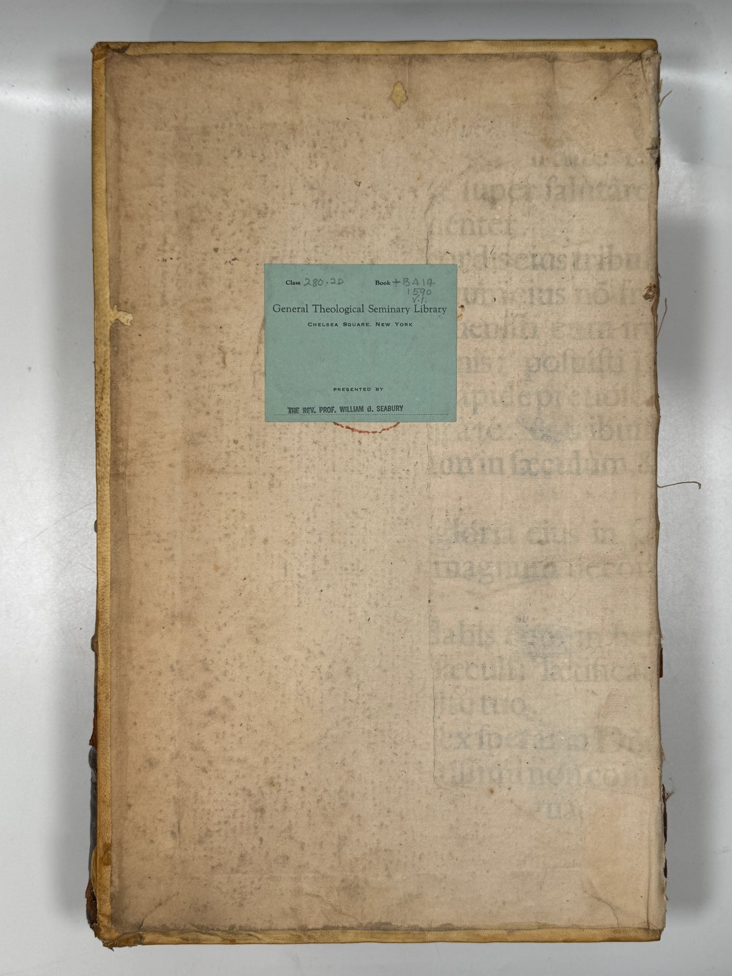 Robert Bellarmine's Disputationes de Controversiis 1590