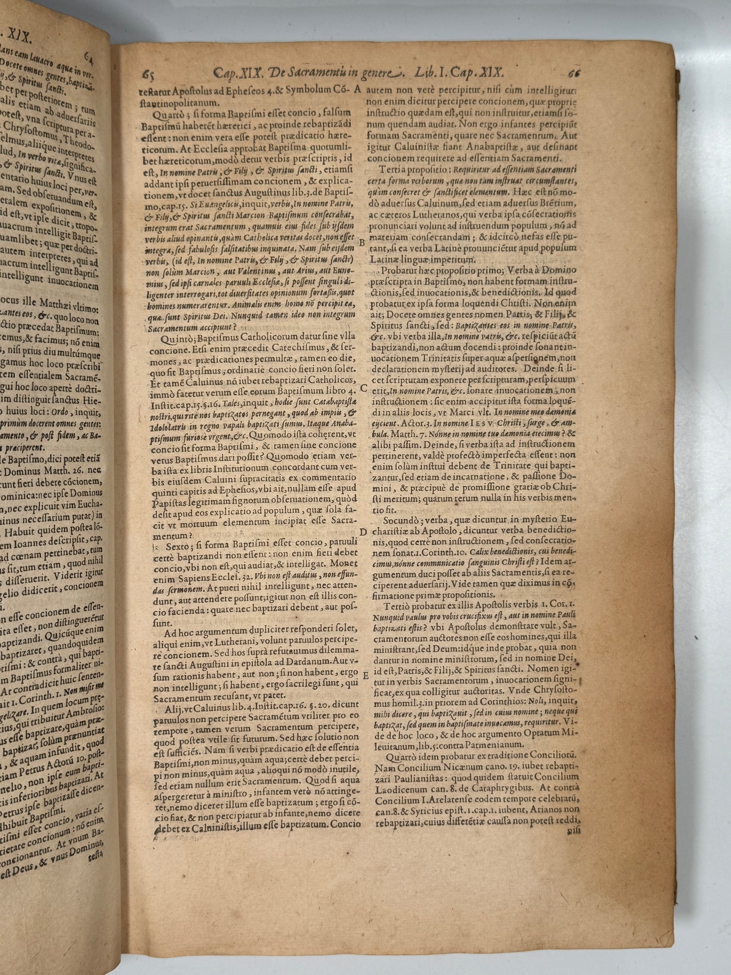 Robert Bellarmine's Disputationes de Controversiis 1590