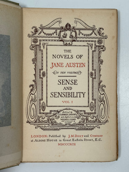 The Novels of Jane Austen 1893