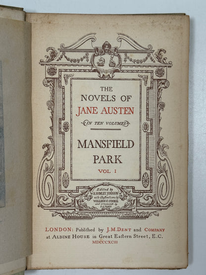The Novels of Jane Austen 1893
