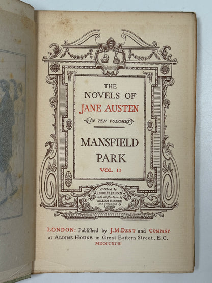 The Novels of Jane Austen 1893