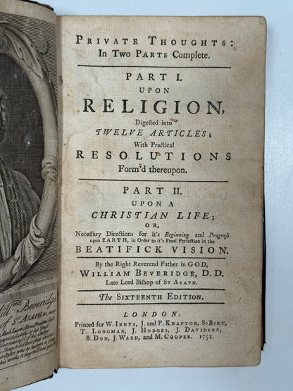 William Beveridge 1752