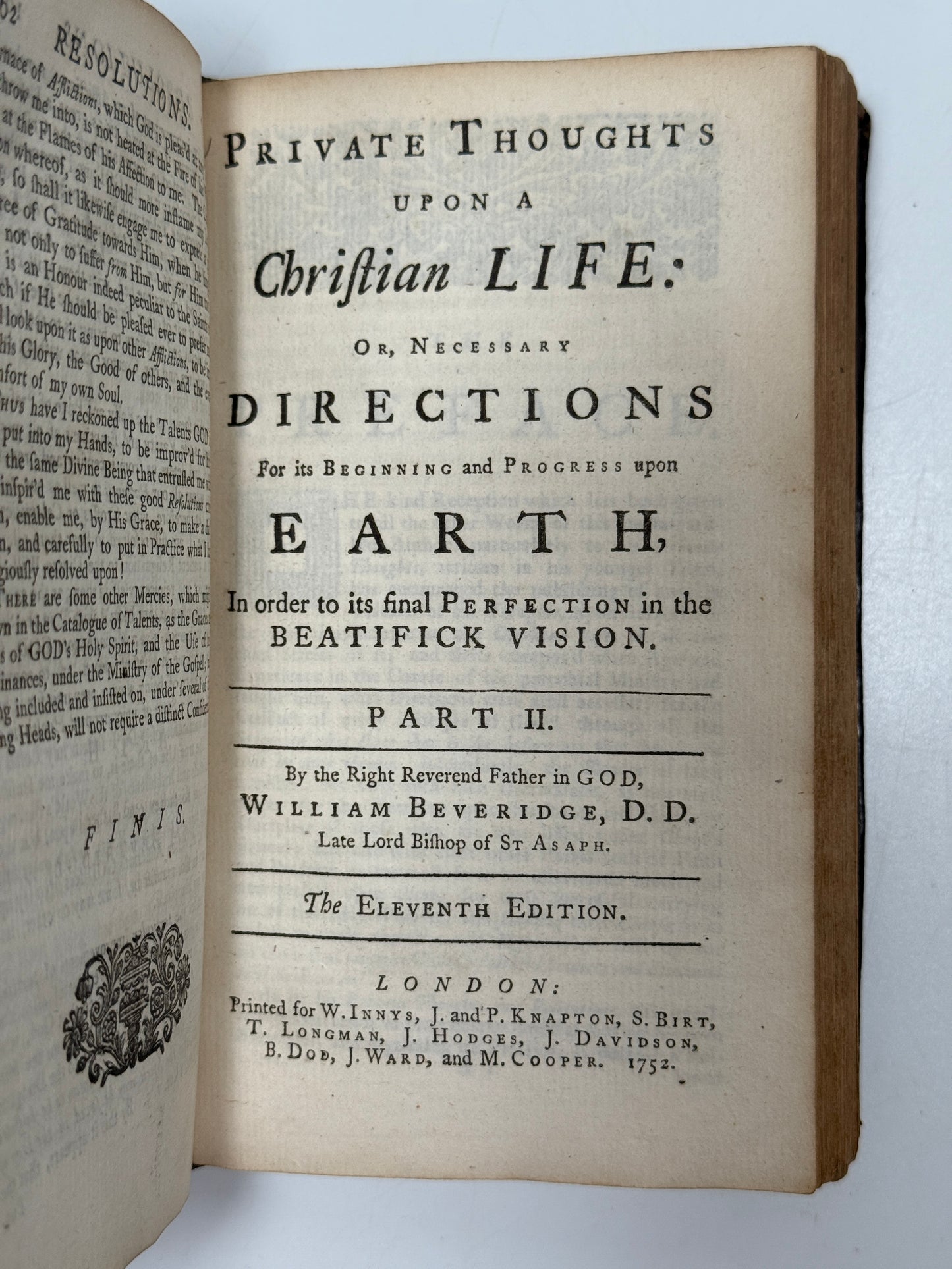 William Beveridge 1752