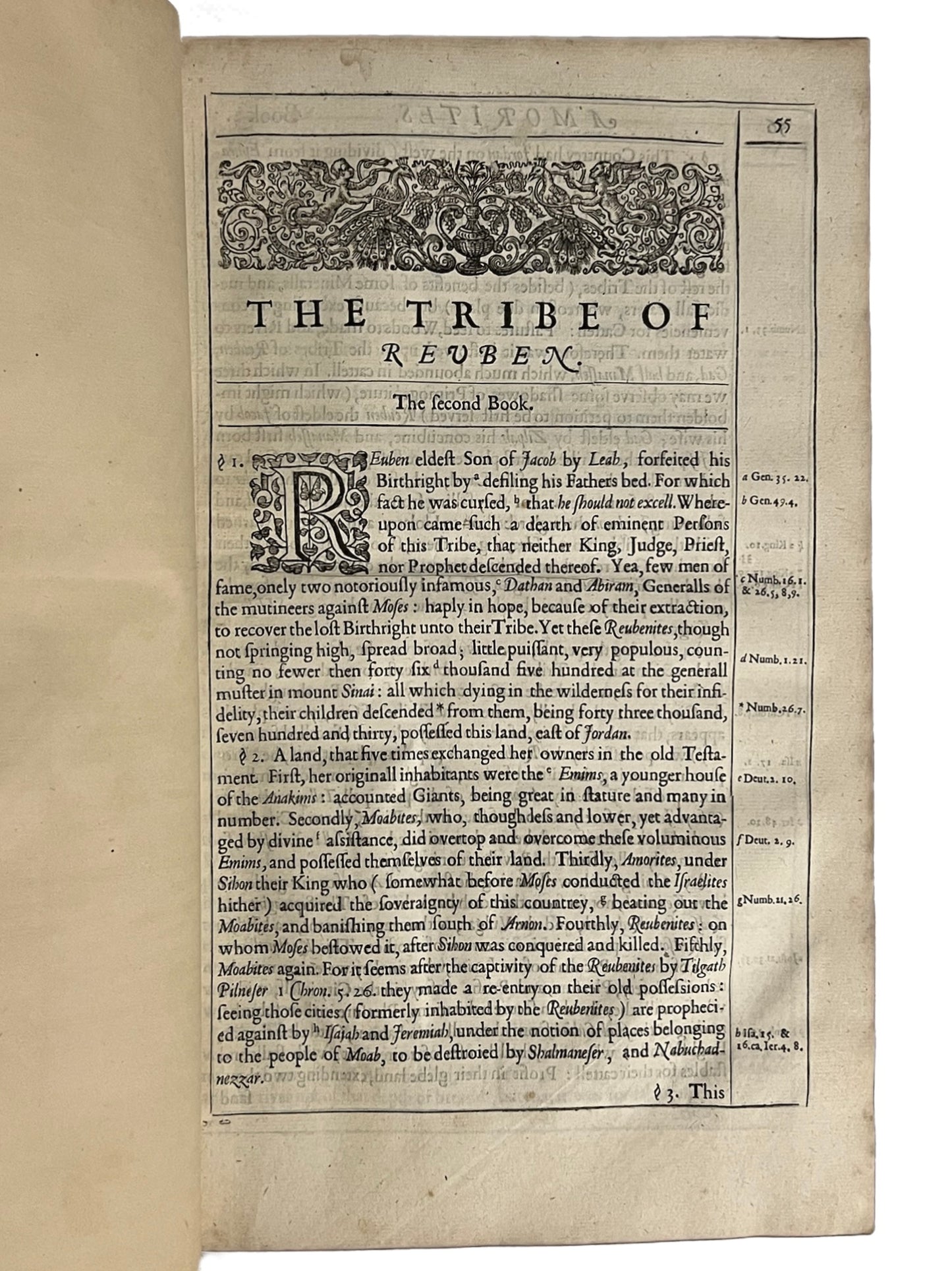 A Pisgah-sight of Palestine by Thomas Fuller 1650 First Edition