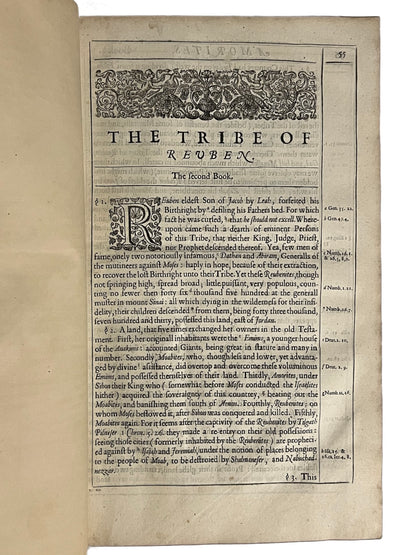 A Pisgah-sight of Palestine by Thomas Fuller 1650 First Edition