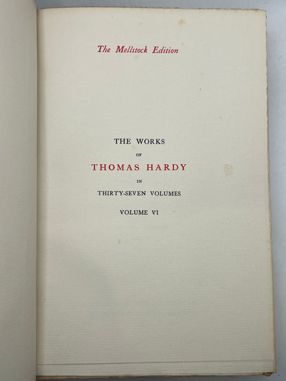 The Works of Thomas Hardy SIGNED 1919-20 Mellstock Edition