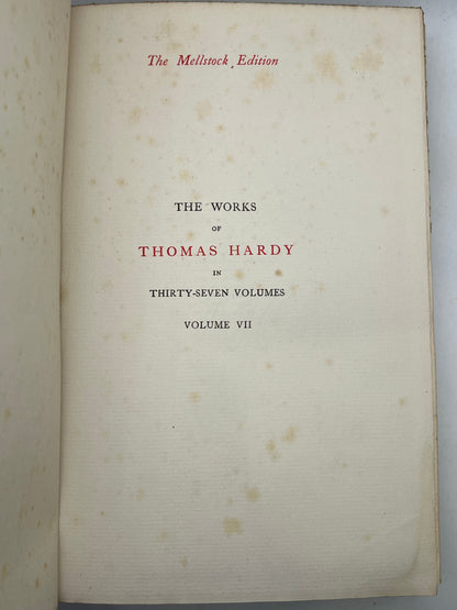 The Works of Thomas Hardy SIGNED 1919-20 Mellstock Edition