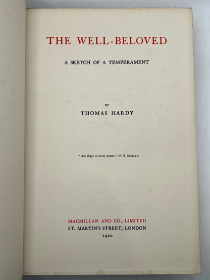 The Works of Thomas Hardy SIGNED 1919-20 Mellstock Edition