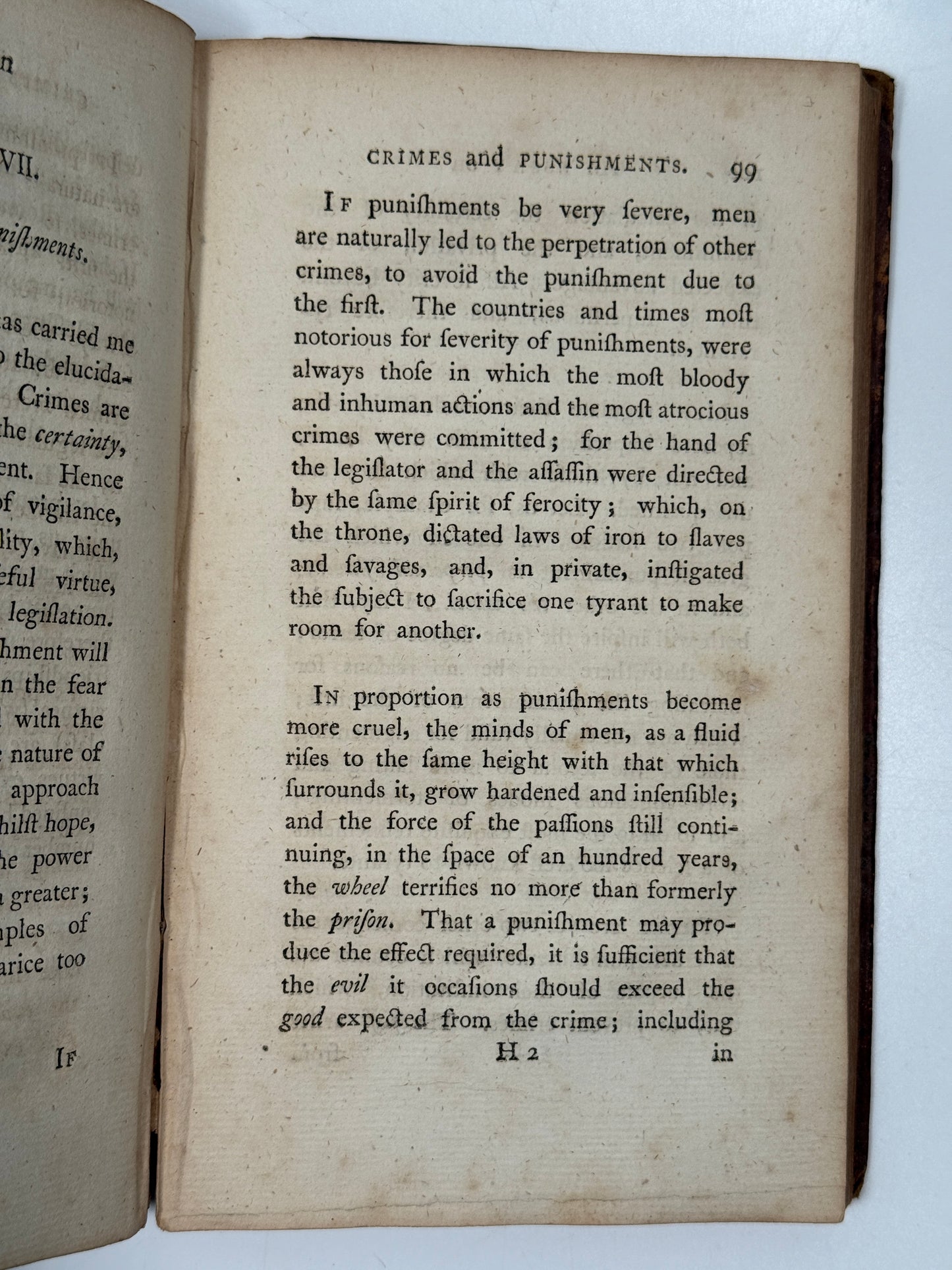 An Essay on Crimes and Punishments by Voltaire 1770