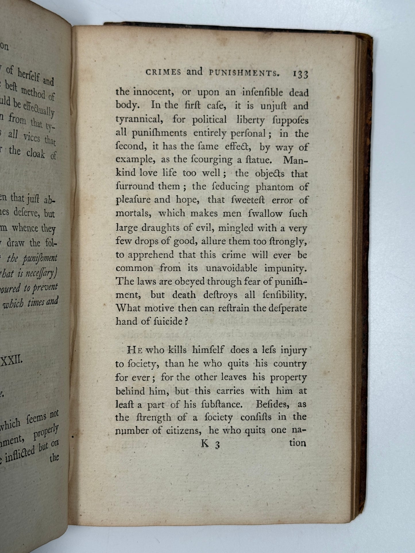 An Essay on Crimes and Punishments by Voltaire 1770