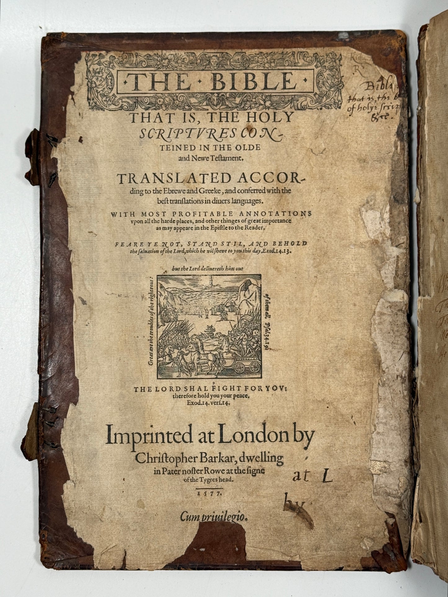 1577 Antique Bible